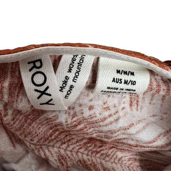 Roxy Medium tropical Crop Top Shirt - Picture 3 of 9